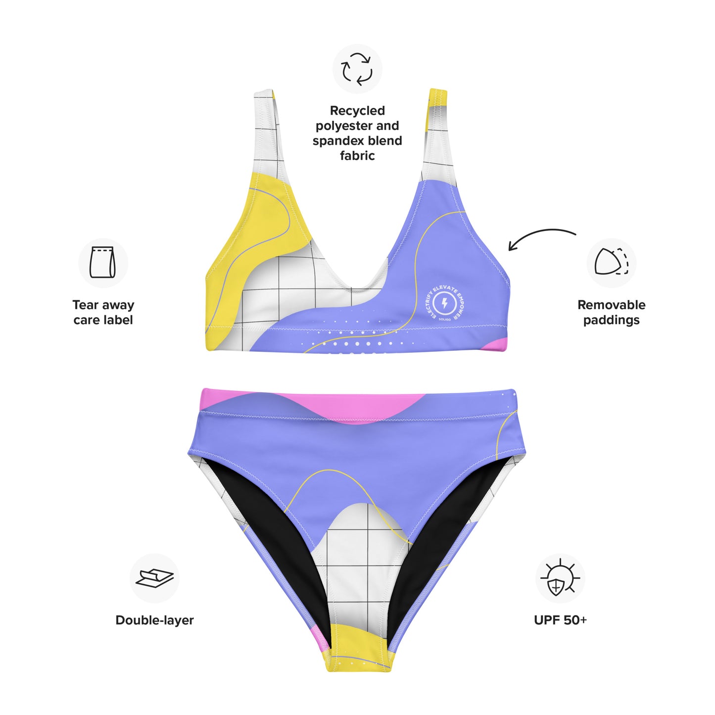 Creative - High-waisted Bikini