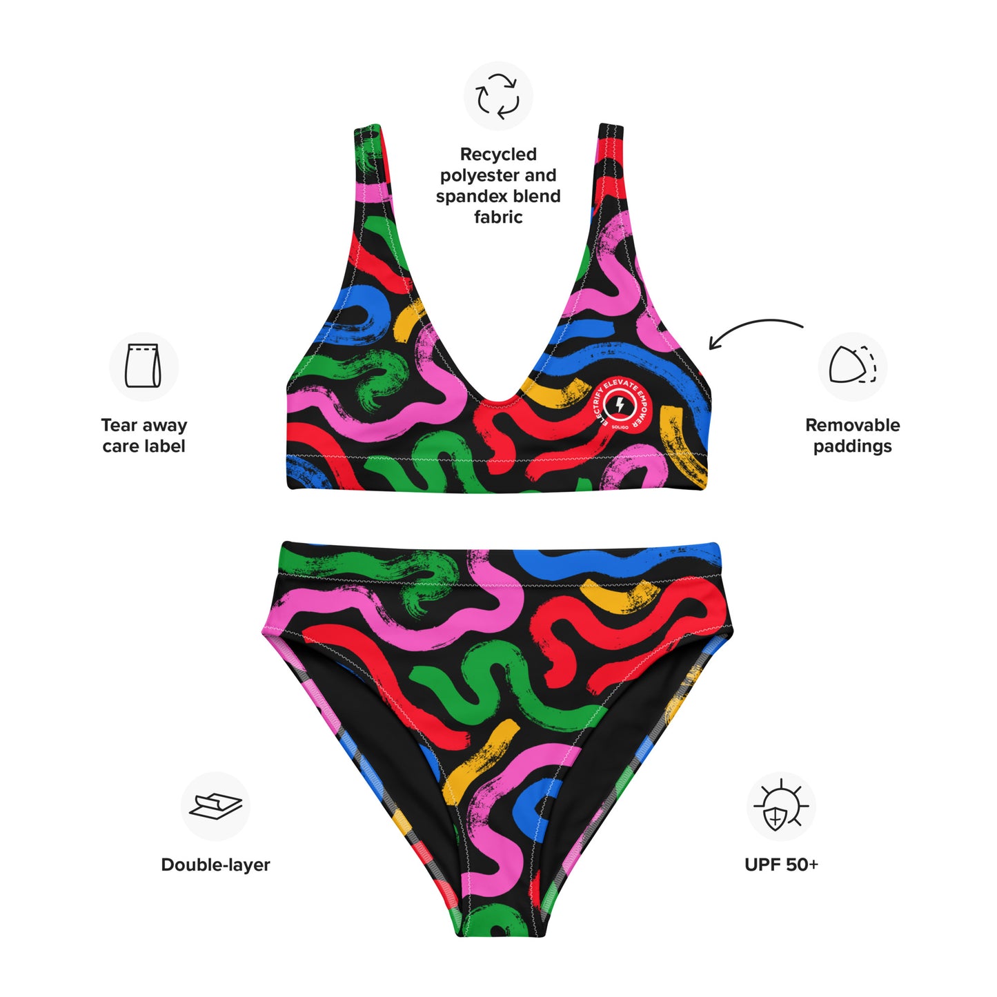 Pre-Skool - High-waisted Bikini