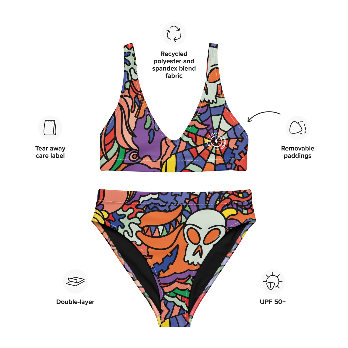 Spooks - High-waisted Bikini