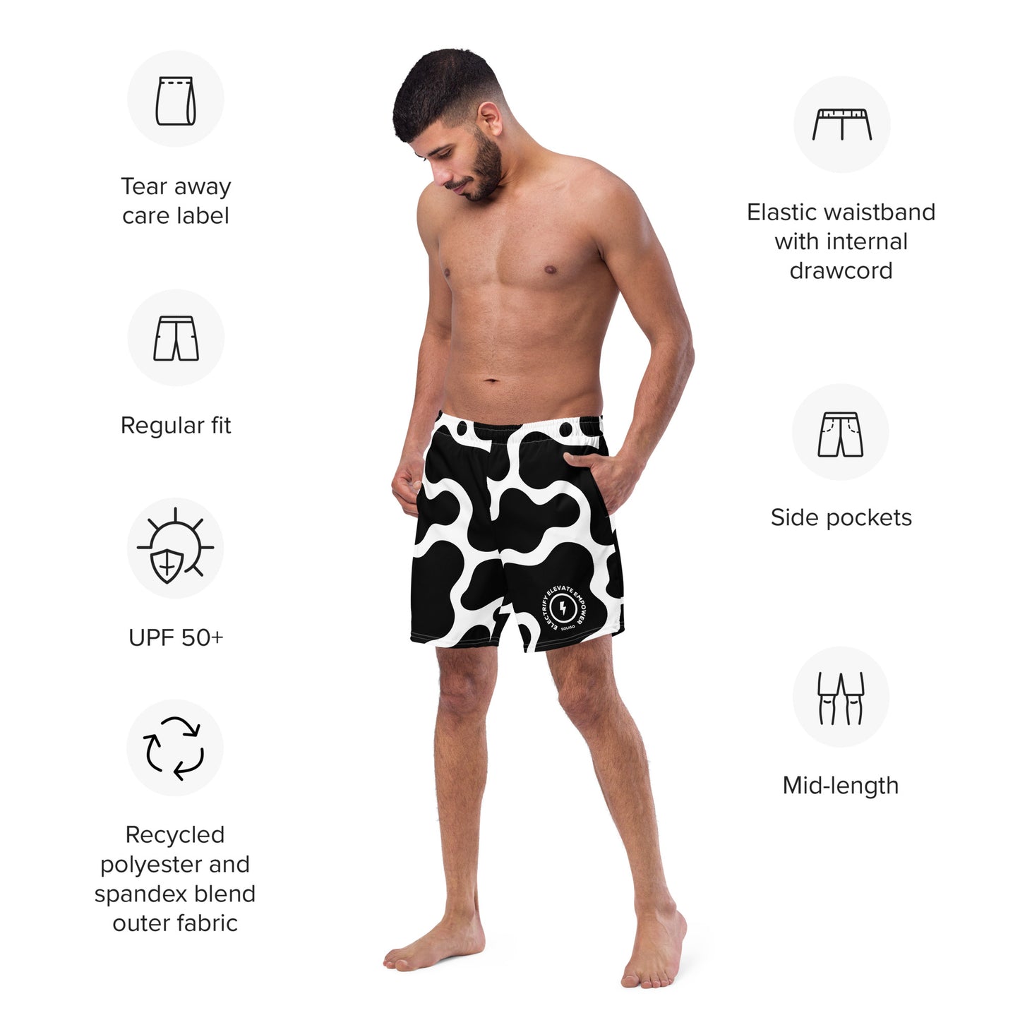 Moo - Men's Swim Trunks
