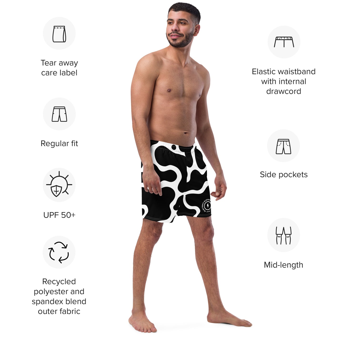 Moo - Men's Swim Trunks