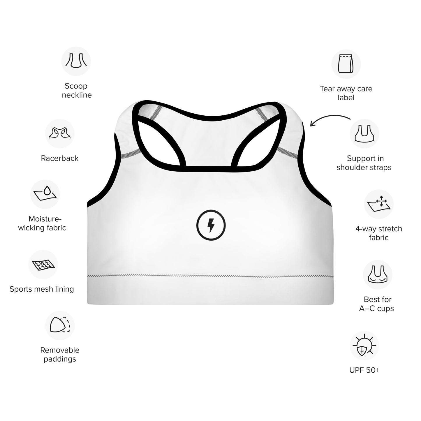 Icon Light - Women's Padded Sports Bra