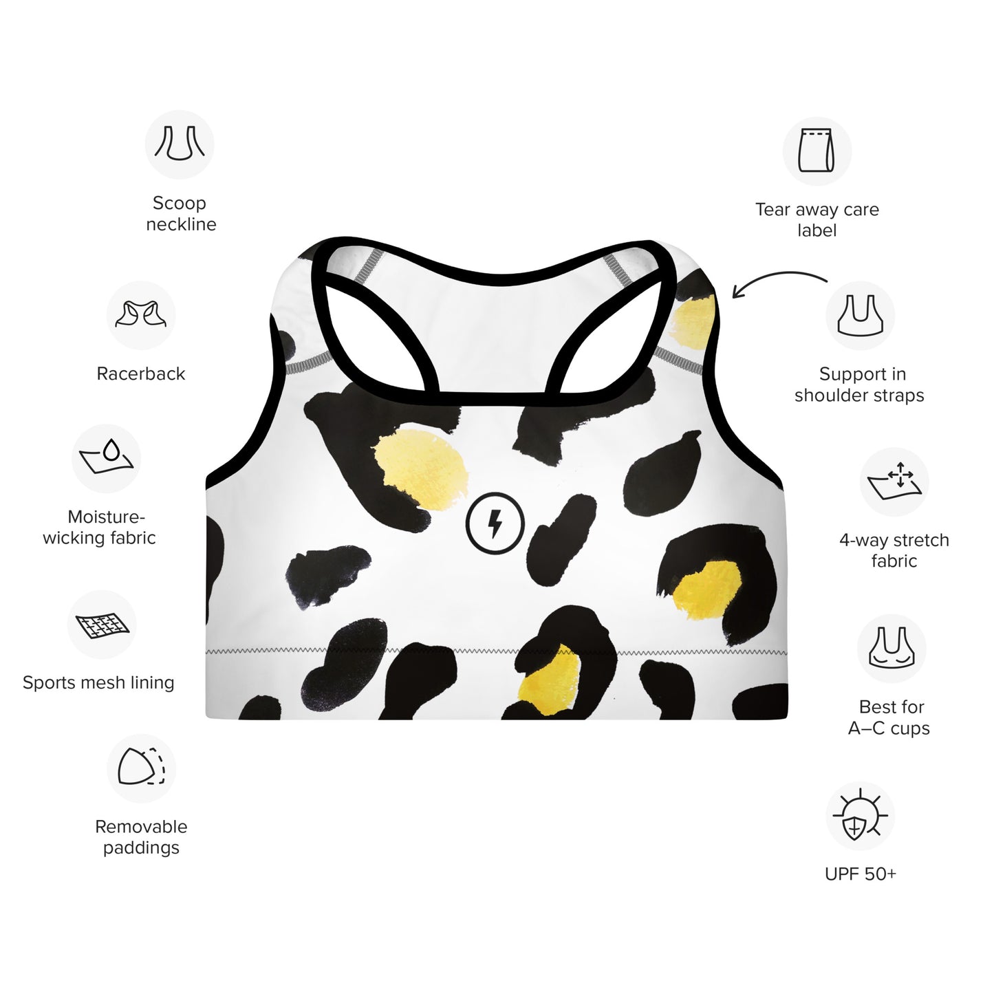 Spots - Women's Padded Sports Bra