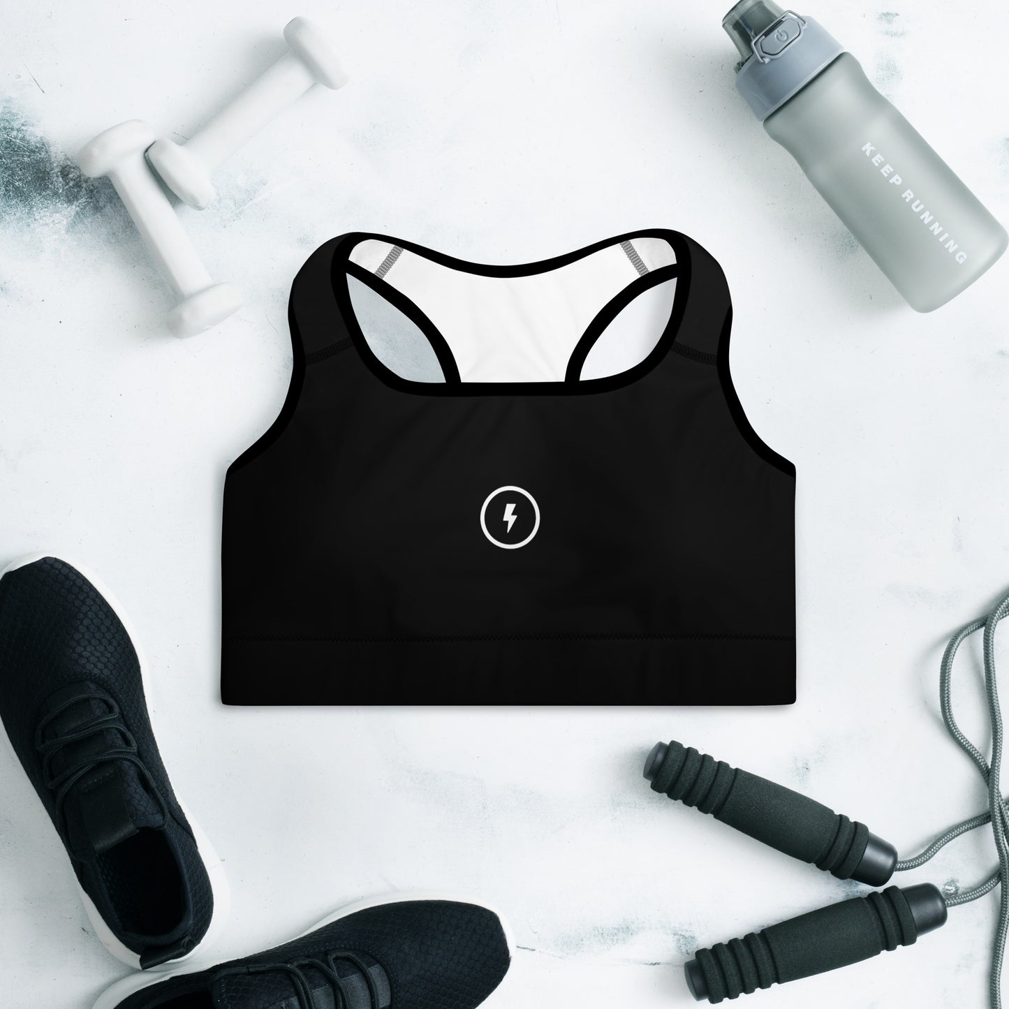 Icon Dark - Women's Padded Sports Bra