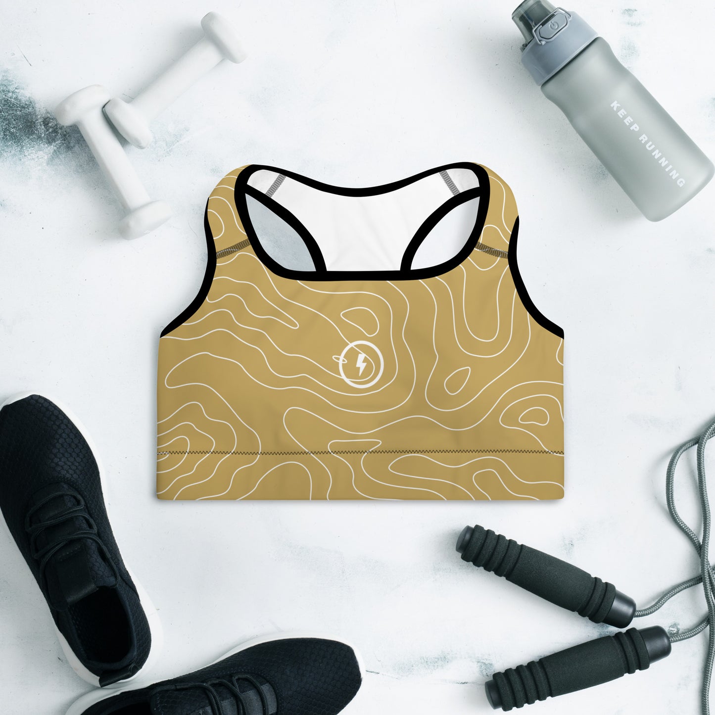 Gold Dust - Women's Padded Sports Bra