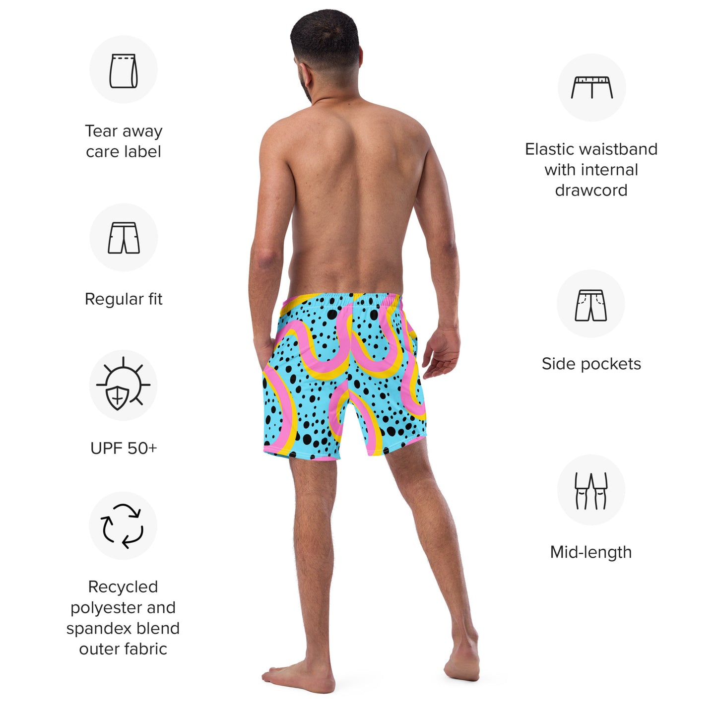 Retro - Men's Swim Trunks