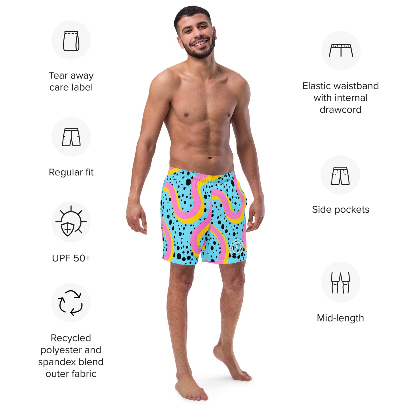 Retro - Men's Swim Trunks