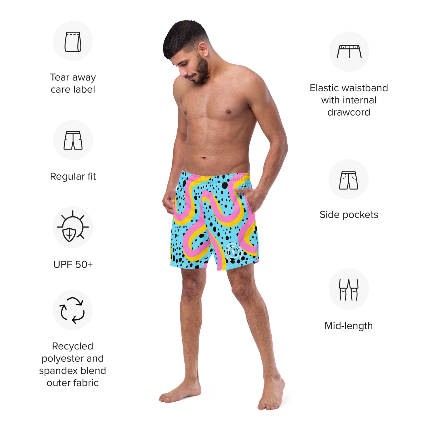 Retro - Men's Swim Trunks