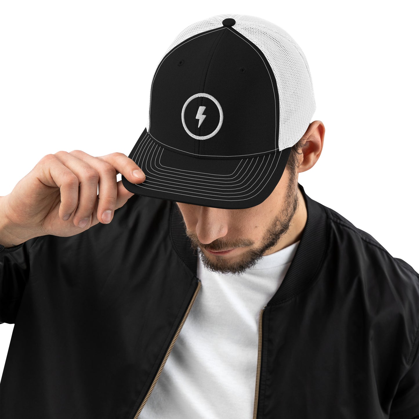 Thrive - White Trucker Cap (Richardson)